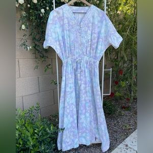 80s Floral Cottagecore Dress, vintage one of a kind